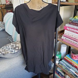 Vivienne Westwood Anglomania Black Lagenlook Loose Top Medium